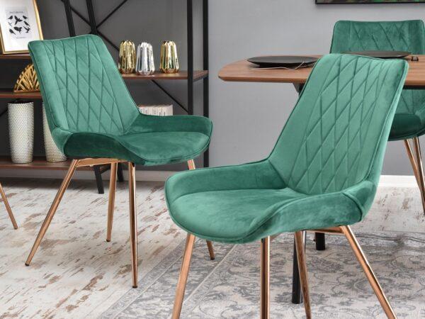 Blagovaonska stolica Lugano Velvet - Slika 6