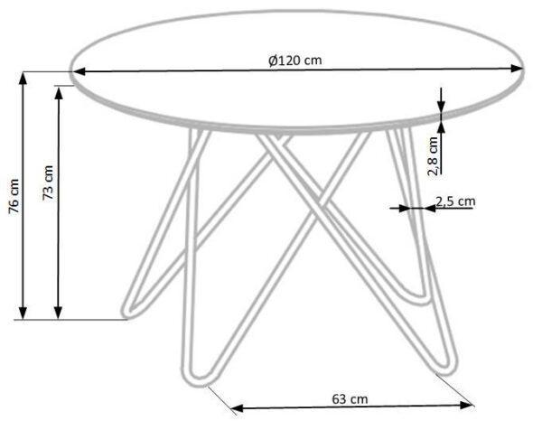 Blagovaonski stol Antigona 5