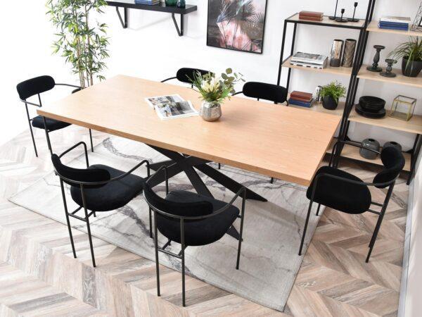 Blagovaonska stolica Odissa Black - Slika 7