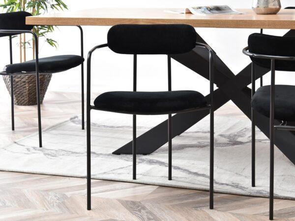 Blagovaonska stolica Odissa Black - Slika 10