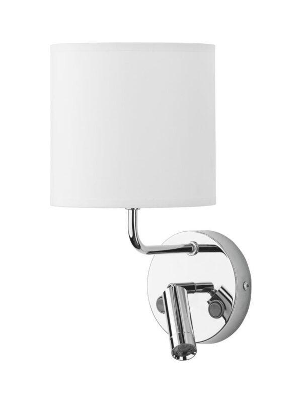 Zidna svjetiljka Octo White Inox