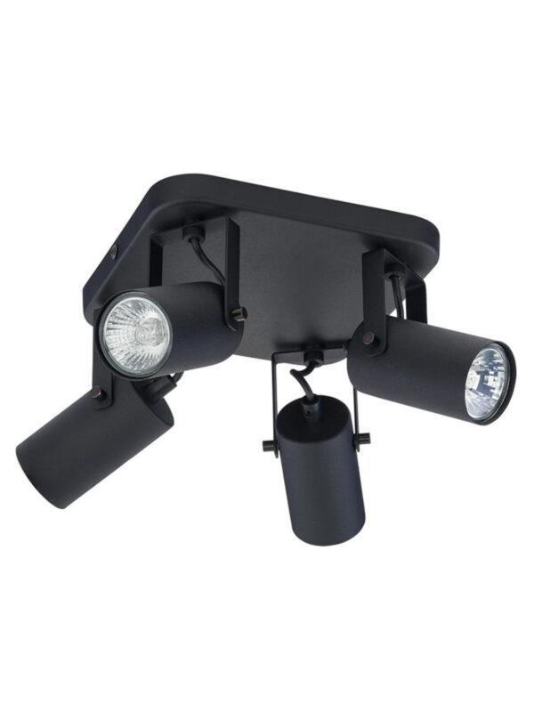 Stropna svjetiljka Resto Quattro Black