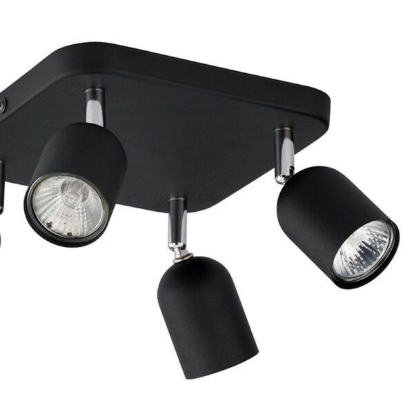 Stropna svjetiljka Tip Quattro G Black - Slika 3