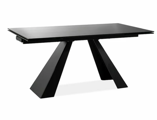 Blagovaonski stol Petal 160 Black - Slika 7