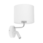Zidna svjetiljka Octo White/Silver 1