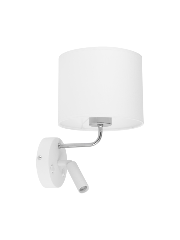 Zidna svjetiljka Octo White/Silver 1