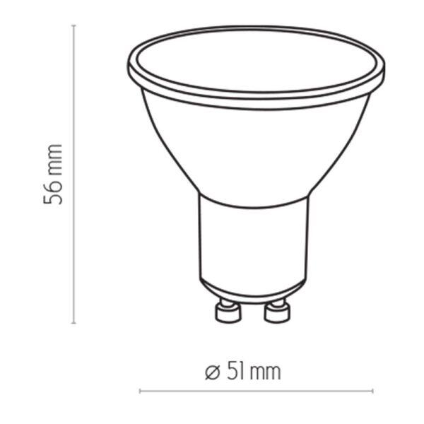 Lumi GU10 5W Cool - Slika 2