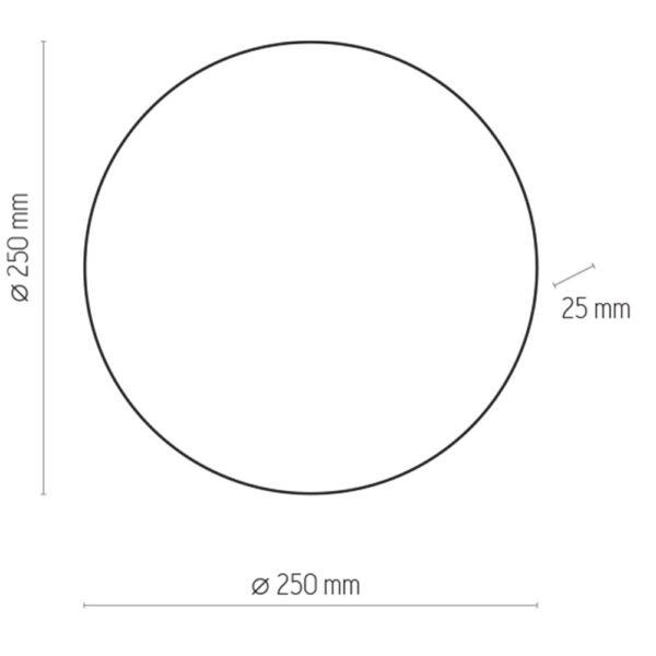 Stropna svjetiljka Rim 30 Black 3