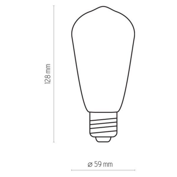 Žarulja Lumi V 6,5 Led Jantar 2