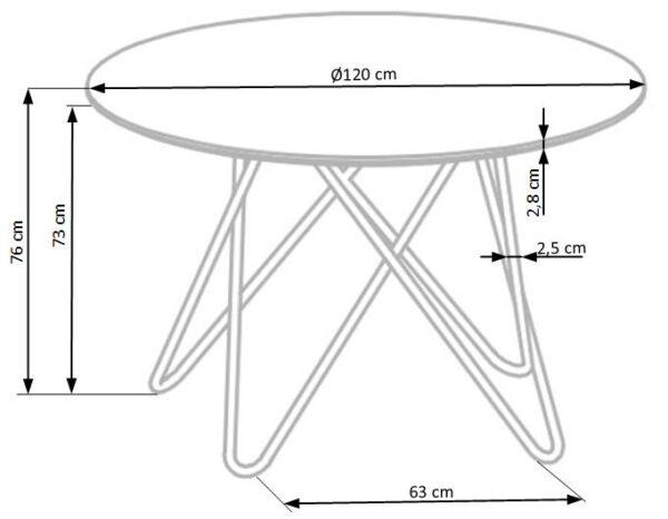 Blagovaonski stol Mairi 15