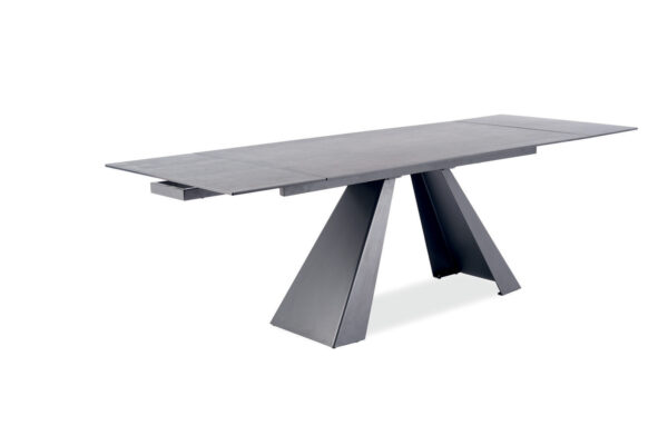 Blagovaonski stol Petal 160 Grey 3