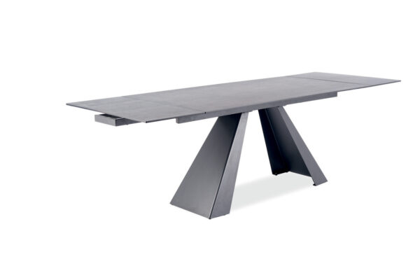 Blagovaonski stol Petal 160 Grey - Slika 3