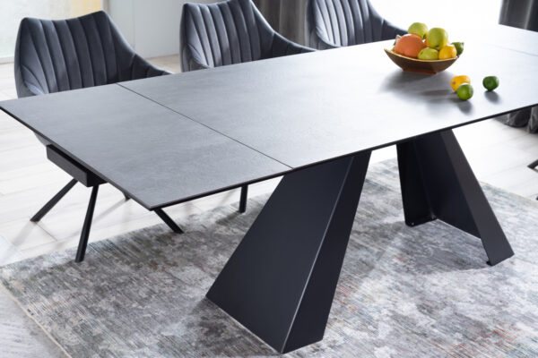 Blagovaonski stol Petal 160 Grey - Slika 7