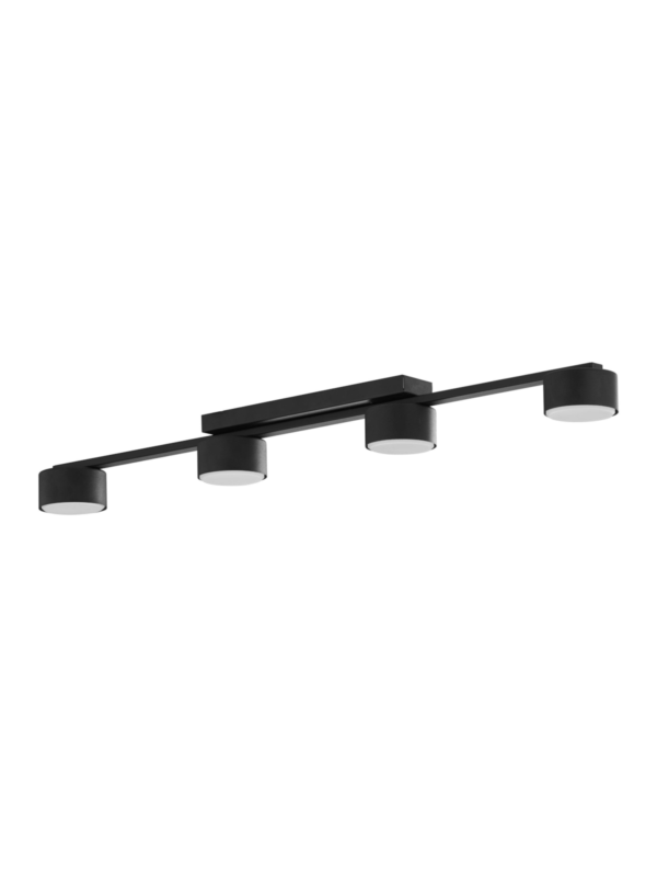 Stropna svjetiljka Texas Quattro Black