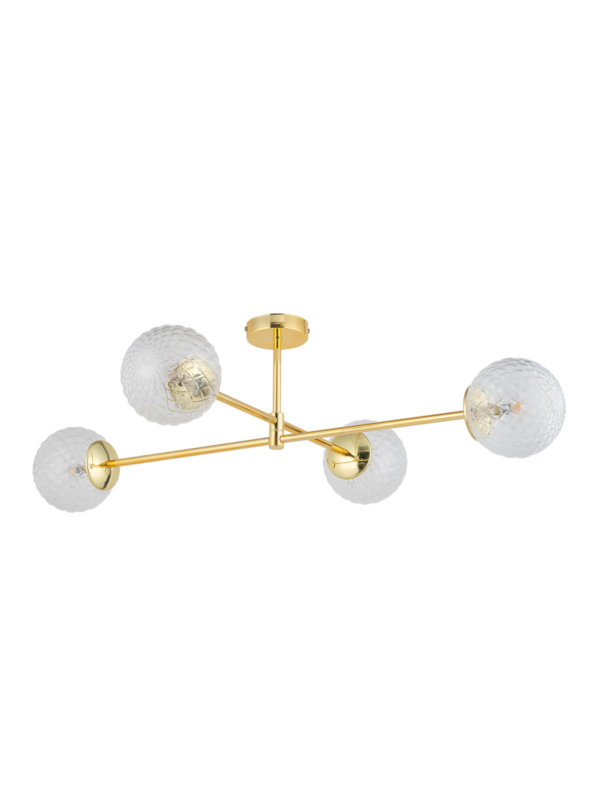 Stropna svjetiljka Madox Gold Quattro