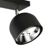 Stropna svjetiljka Vale Duo Black 3