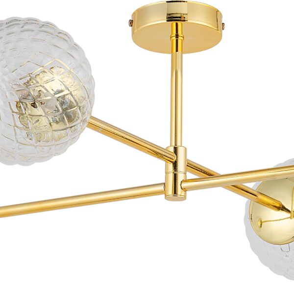 Stropna svjetiljka Madox Gold Quattro - Slika 2