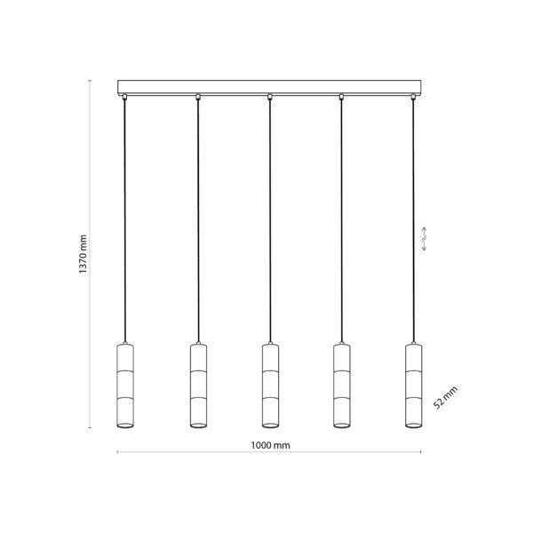 Visilica Vivus Cinque Black 8