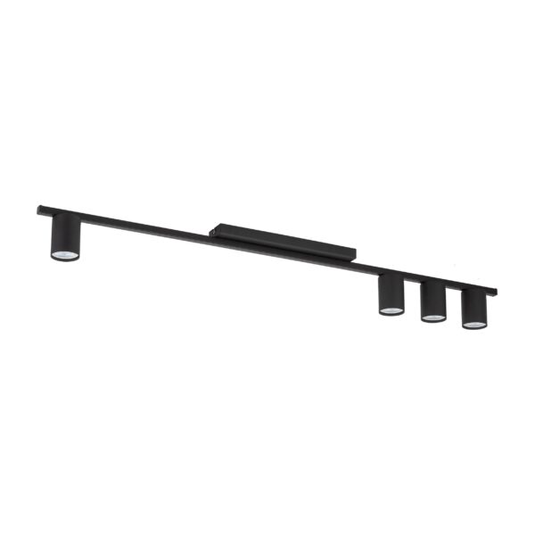 Stropna svjetiljka Sandero Quattro Black - Slika 5