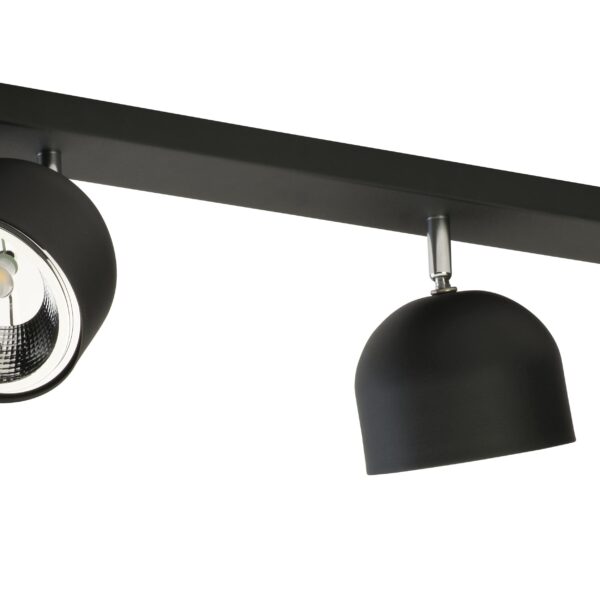 Stropna svjetiljka Vale Quattro Black - Slika 2