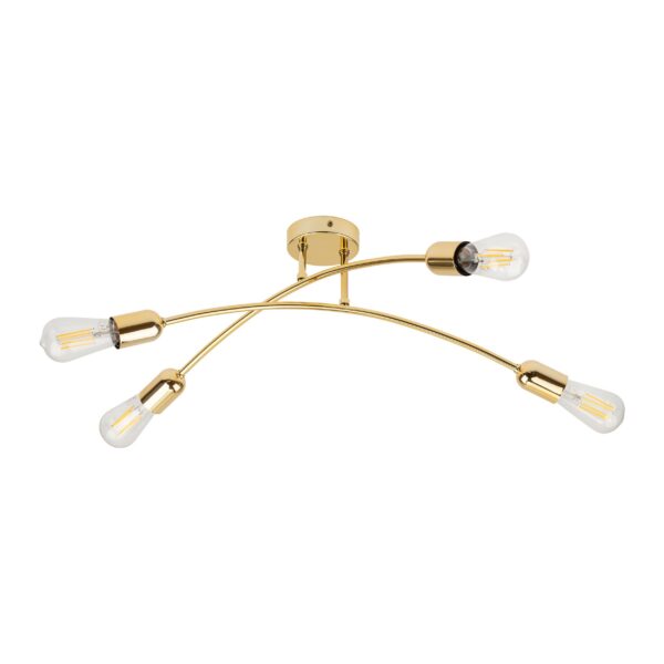 Stropna svjetiljka Linux Quattro Gold - Slika 2
