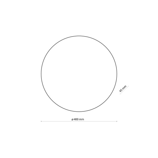 Zidna svjetiljka Orion 40 Black - Slika 4