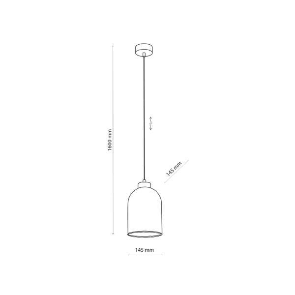 Visilica Miso Transparent - Slika 5