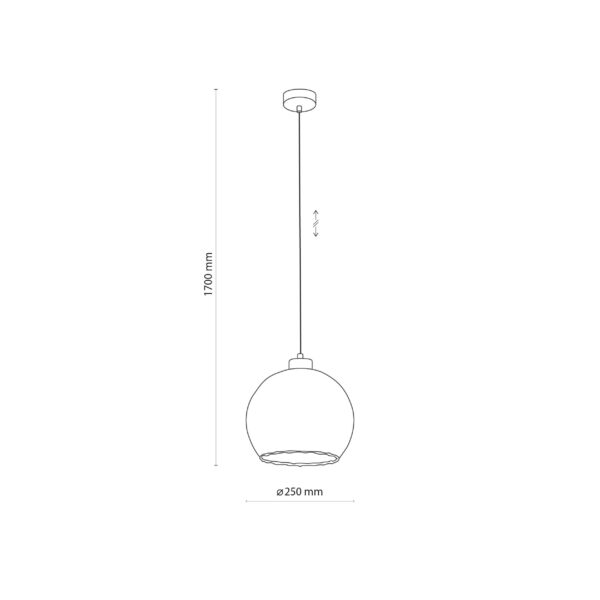 Visilica Camile Transparent - Slika 3