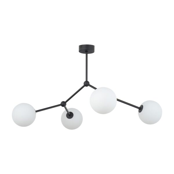 Stropna svjetiljka Fila Quattro Black - Slika 4