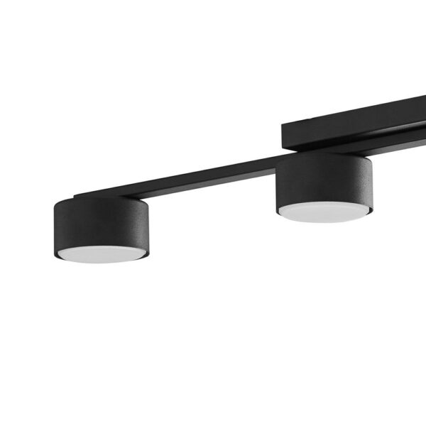 Stropna svjetiljka Texas Quattro Black - Slika 4