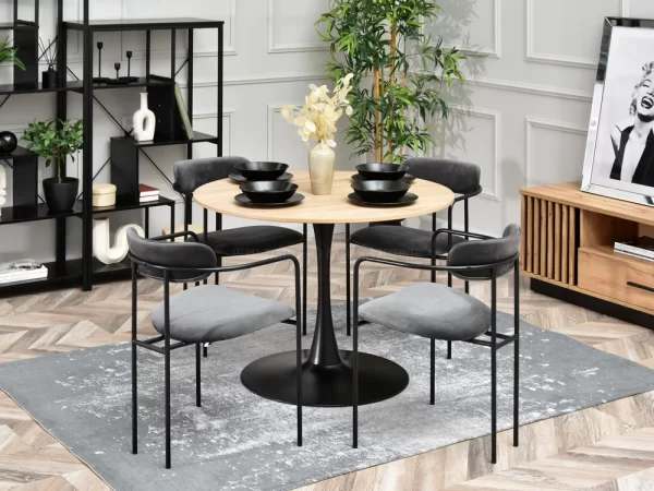 Blagovaonska stolica Odissa Black - Slika 5