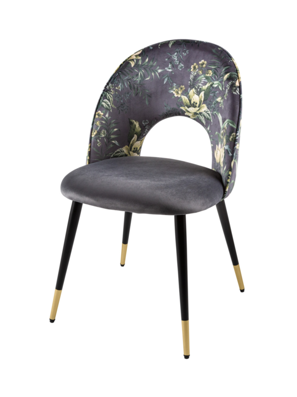 Blagovaonska stolica Glamour Grey 1