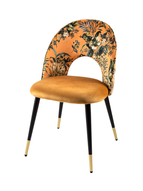 Blagovaonska stolica Glamour Yellow