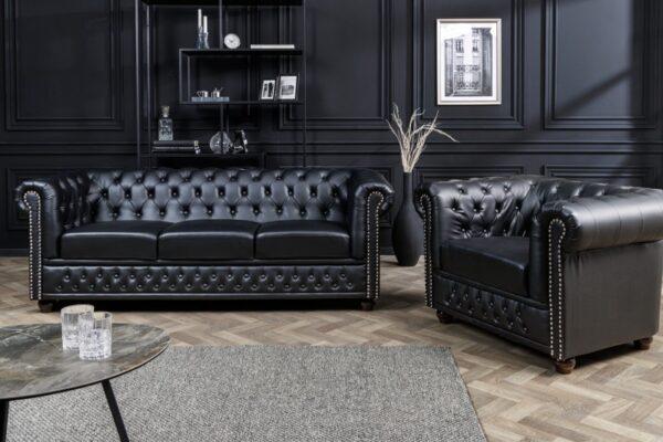 Fotelja Cleta Black - Slika 5
