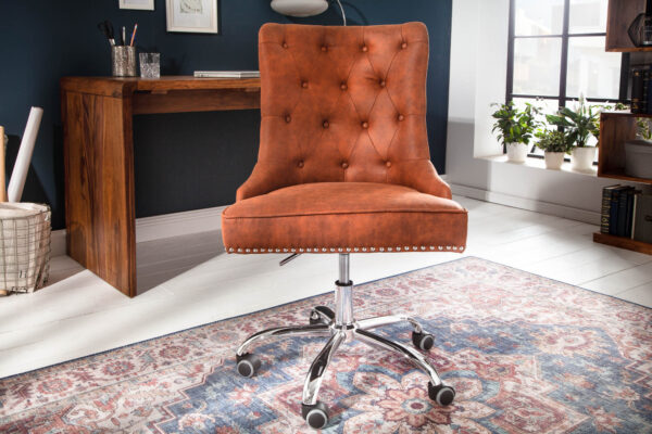 Uredska stolica Vicky Light Brown - Slika 3