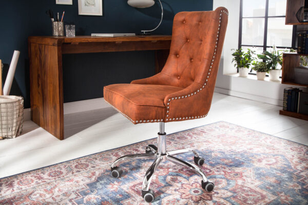 Uredska stolica Vicky Light Brown - Slika 4