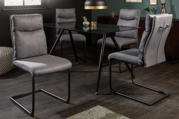 Blagovaonska stolica Comfy Light Grey - Slika 2