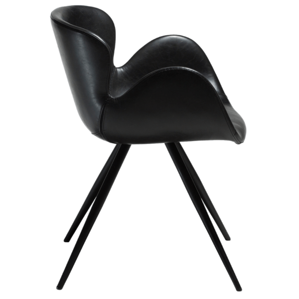 Blagovaonska stolica Gaia Vintage Black - Slika 3