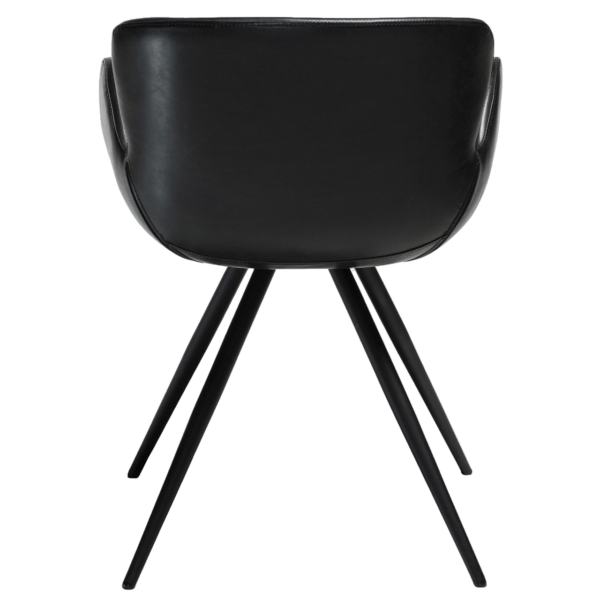 Blagovaonska stolica Gaia Vintage Black - Slika 4