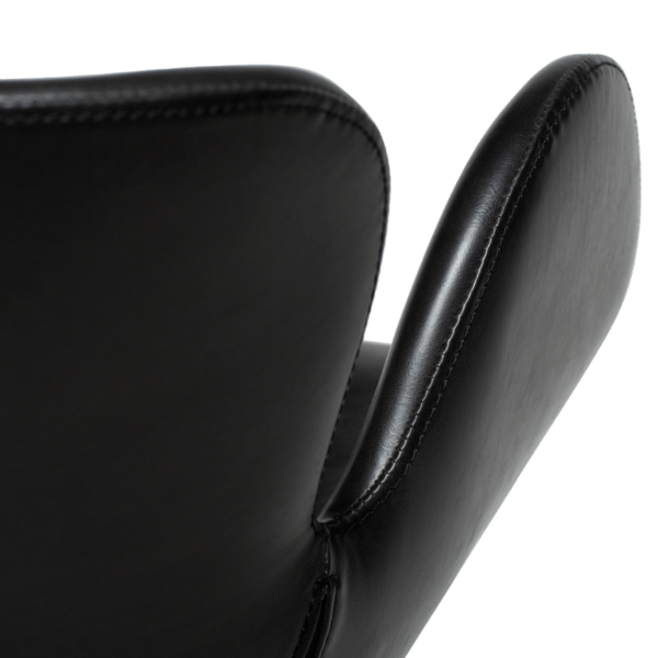 Blagovaonska stolica Gaia Vintage Black - Slika 6