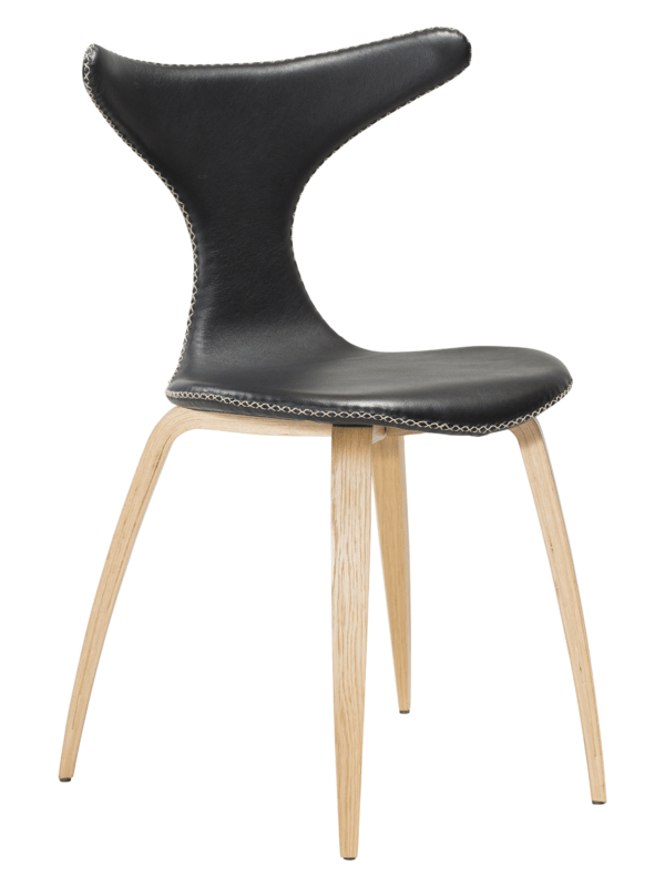 Blagovaonska stolica Dolphin Black Oak