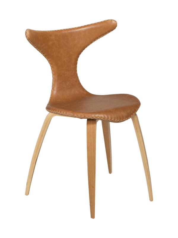 Blagovaonska stolica Dolphin Brown Oak