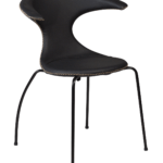 Blagovaonska stolica Flair Black 1