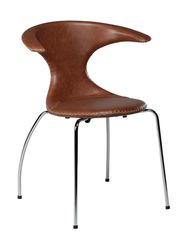 Blagovaonska stolica Flair Brown Chrome
