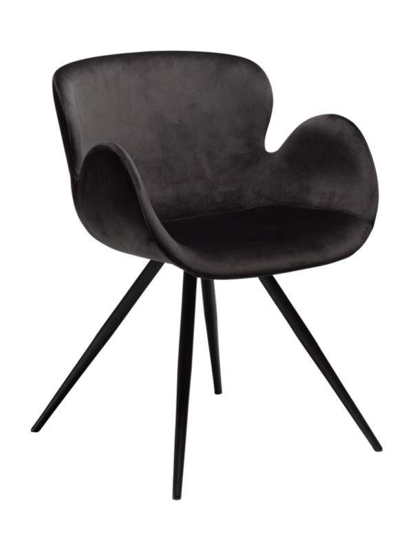 Blagovaonska stolica Gaia Black Velvet