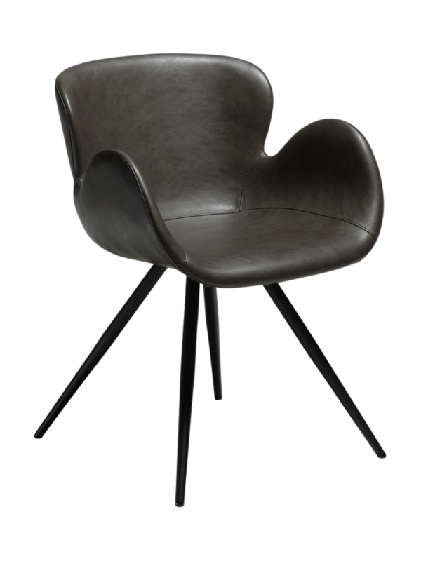 Blagovaonska stolica Gaia Vintage Black 1