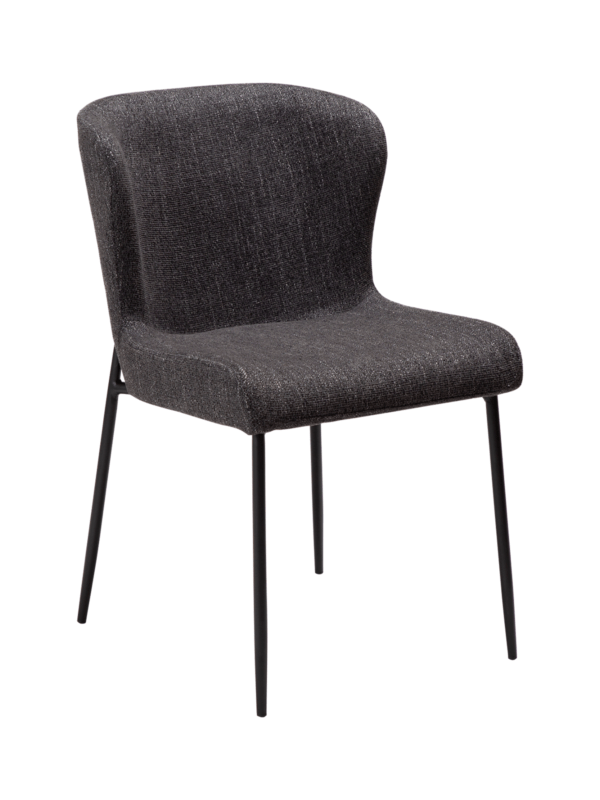 Blagovaonska stolica Glam Black 1