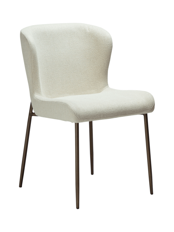Blagovaonska stolica Glam Bone White