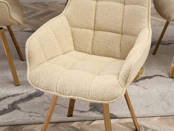 Blagovaonska stolica King Boucle - Slika 12