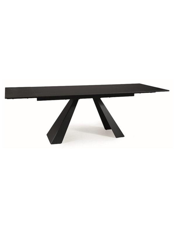 Blagovaonski stol Petal 160 Noir